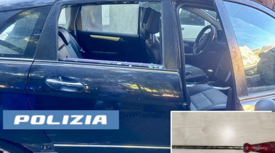 Cerca di rubare un’auto con un cacciavite: denunciato pluripregiudicato