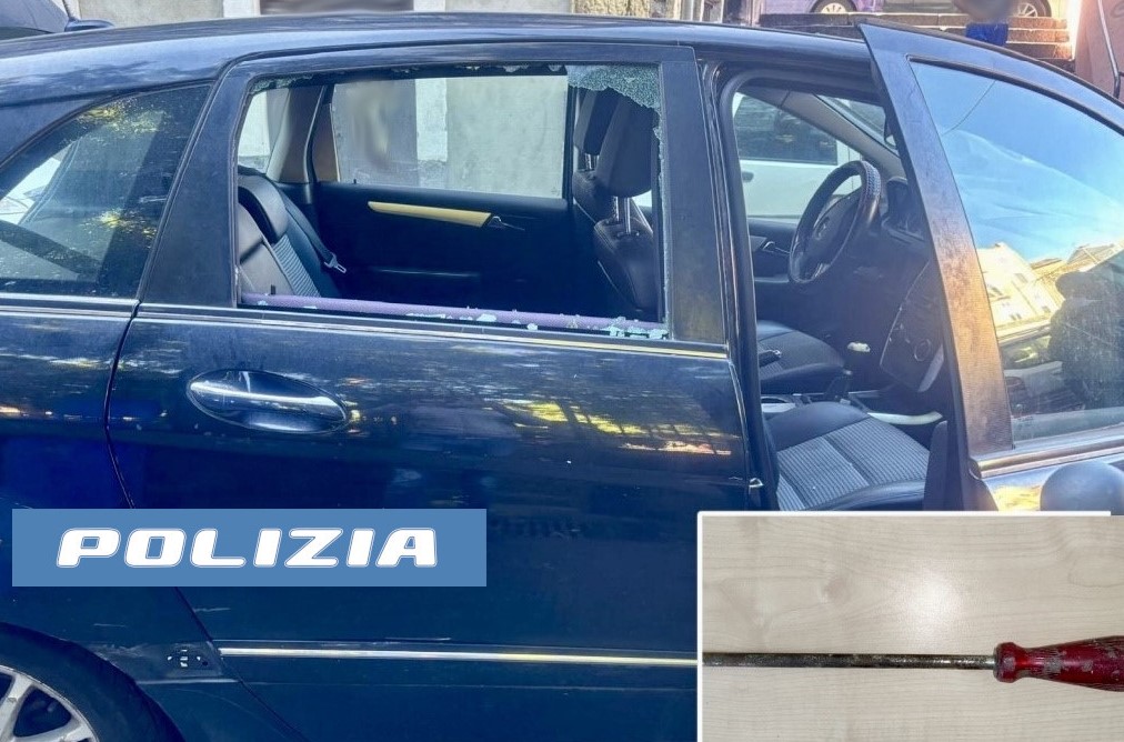 Cerca di rubare un’auto con un cacciavite: denunciato pluripregiudicato