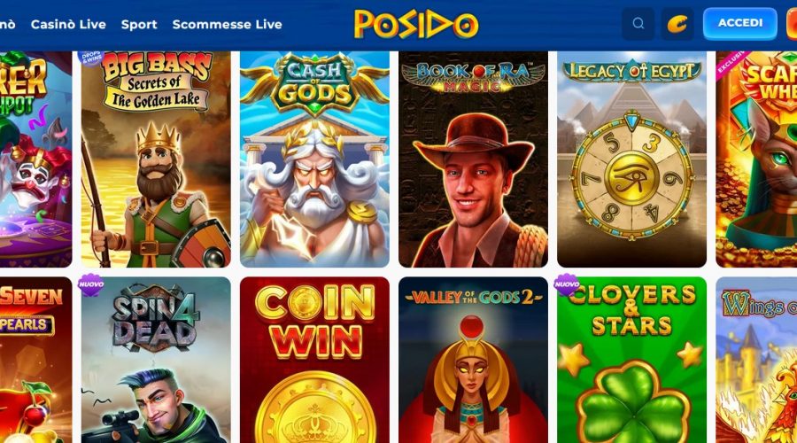 3 passi obbligatori per selezionare il miglior gioco al Posido Casino