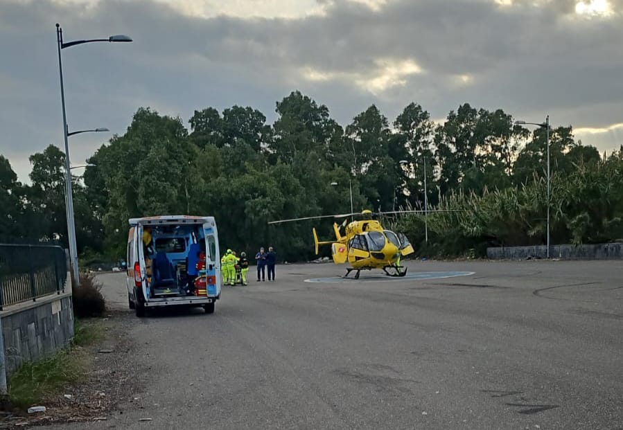 Mascali, cade da un muro mentre lavora in campagna. Intervento dell’elisoccorso