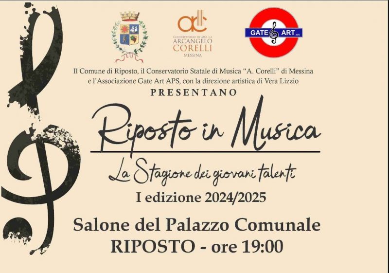 Riposto, l’8 novembre al via ‘Riposto in musica’ in collaborazione con il Conservatorio Corelli di Messina