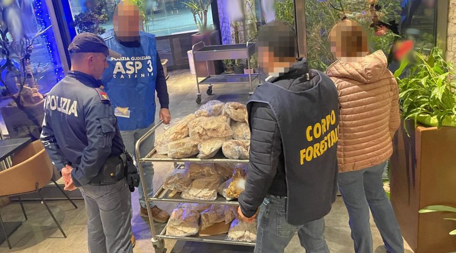 Controlli ad un ristorante: sequestrati quasi 200 kg di alimenti non tracciati. Sanzioni per oltre 100.000 euro