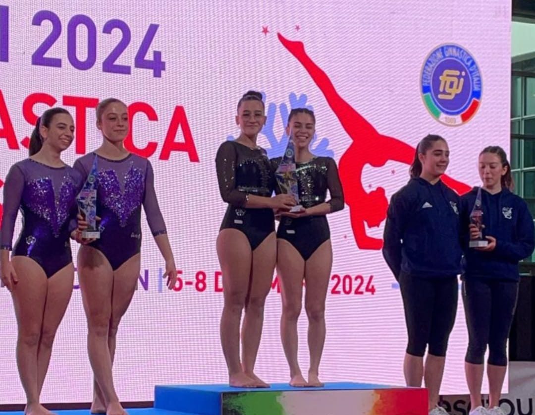 Medaglia d’Oro per le ginnaste Alessia Bellitto Grillo e Gaia Manrique, della S.S.D. Athletic Club