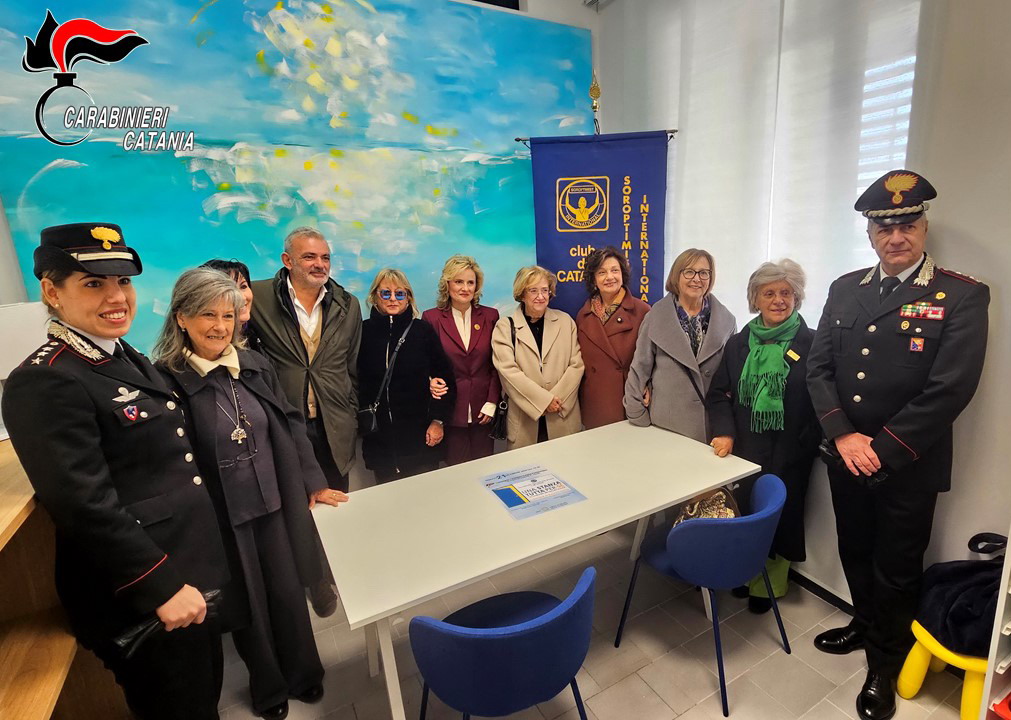 Catania: inaugurata oggi la terza “Stanza tutta per sé” presso la Stazione Carabinieri di Librino