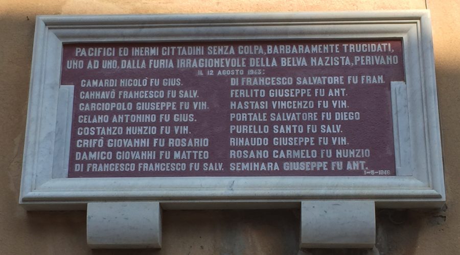 Giorno della Memoria: ricordata la strage nazista di Castiglione di Sicilia