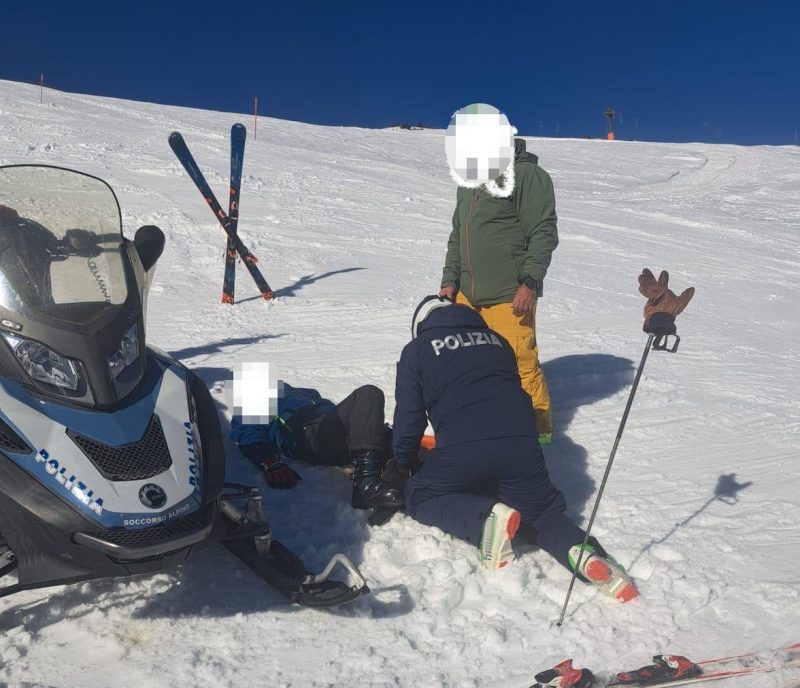 Etna nord, Polizia di Stato soccorre 20 persone sulle piste da sci in una settimana