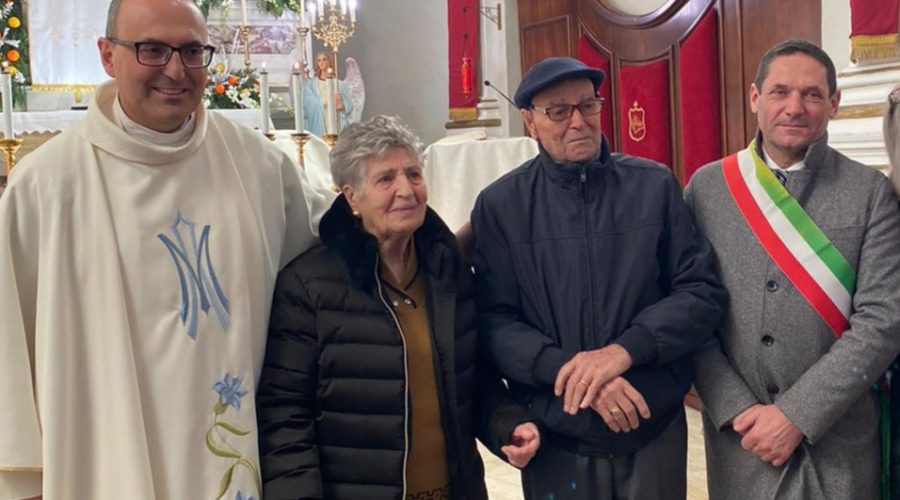 Mascali, coppia raggiunge il traguardo record di 75 anni di matrimonio