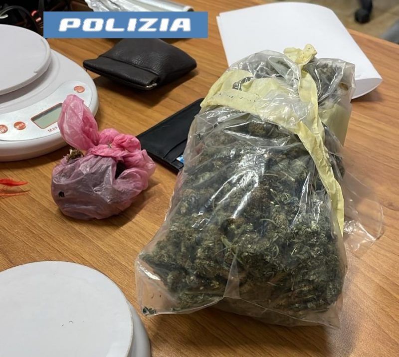 Beccato a passeggiare con oltre 200 grammi di droga: arrestato