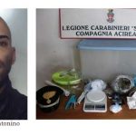 Aci Catena: in garage 1 kg di marijuana e 50 grammi di cocaina. Arrestato