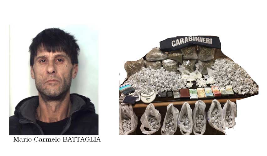 Operazione antidroga a San Cristoforo: trovati quasi 8 kg tra cocaina e marijuana. Un arresto