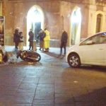 Giarre, violento scontro tra auto e scooter: un ferito